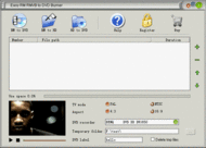 Easy RM RMVB to DVD Burner screenshot